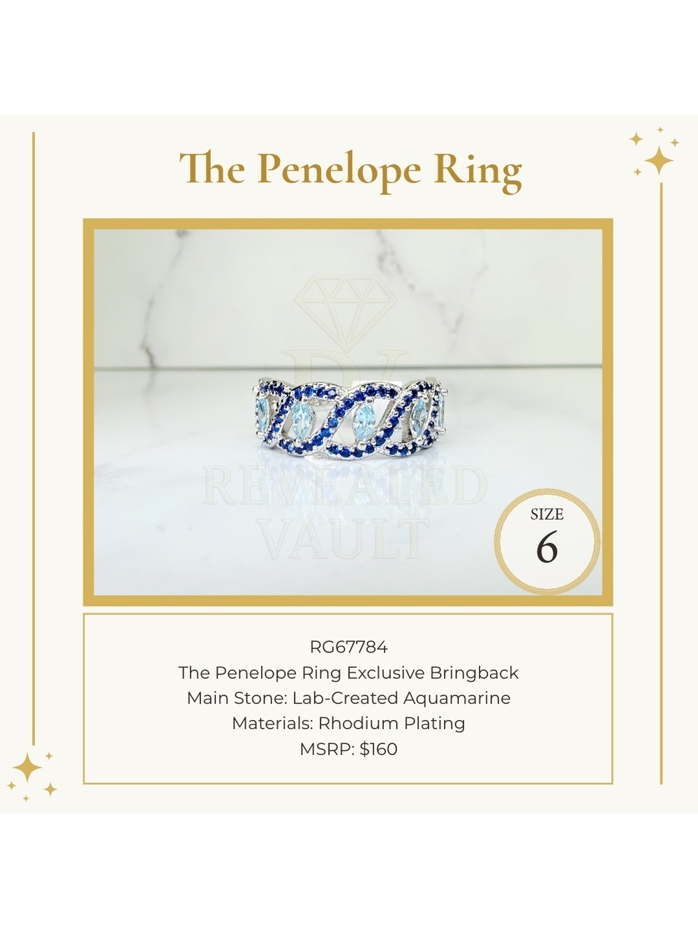 The Penelope Ring - Size 6 - OG